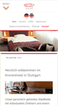 Mobile Screenshot of kronenhotel-stuttgart.de